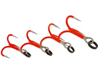 Westin Rigged Trout Treble Hooks UV Orange  - 